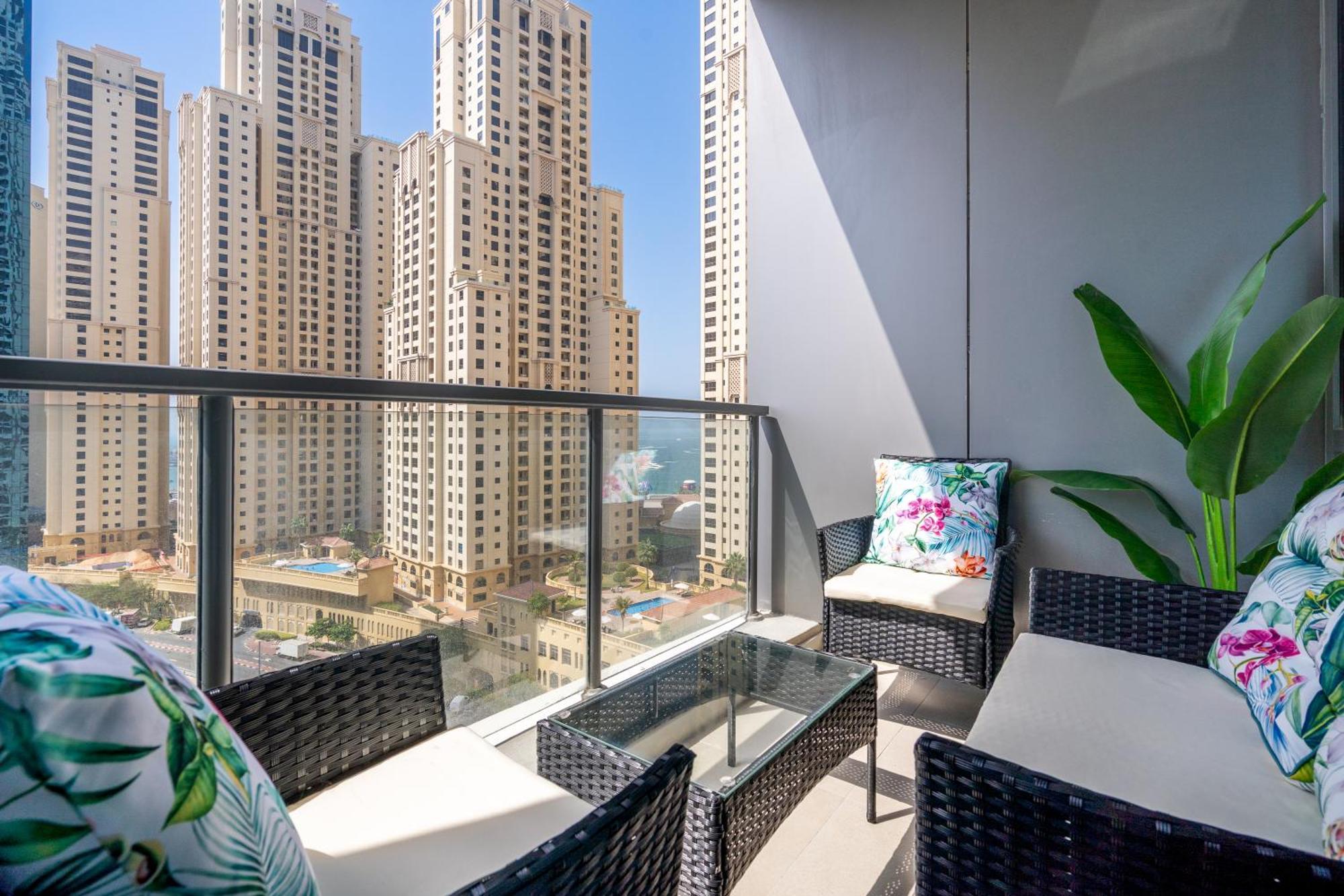 شقة Spacious & Luxurious 1br - Marina Views - 3mn Walk To Tram, Jbr & (adults Only) *