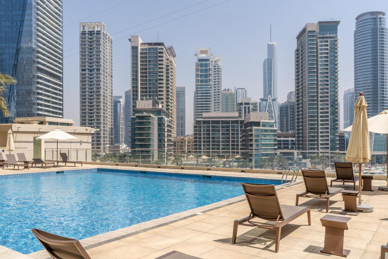 شقة Spacious & Luxurious 1br - Marina Views - 3mn Walk To Tram, Jbr & (adults Only) دبي