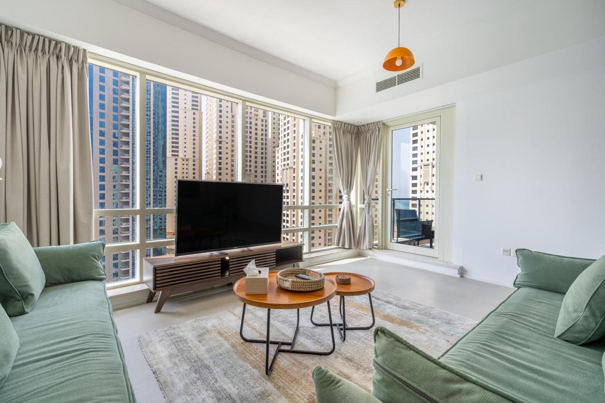 Appartement Spacious & Luxurious 1br - Marina Views - 3mn Walk To Tram, Jbr & (adults Only) *