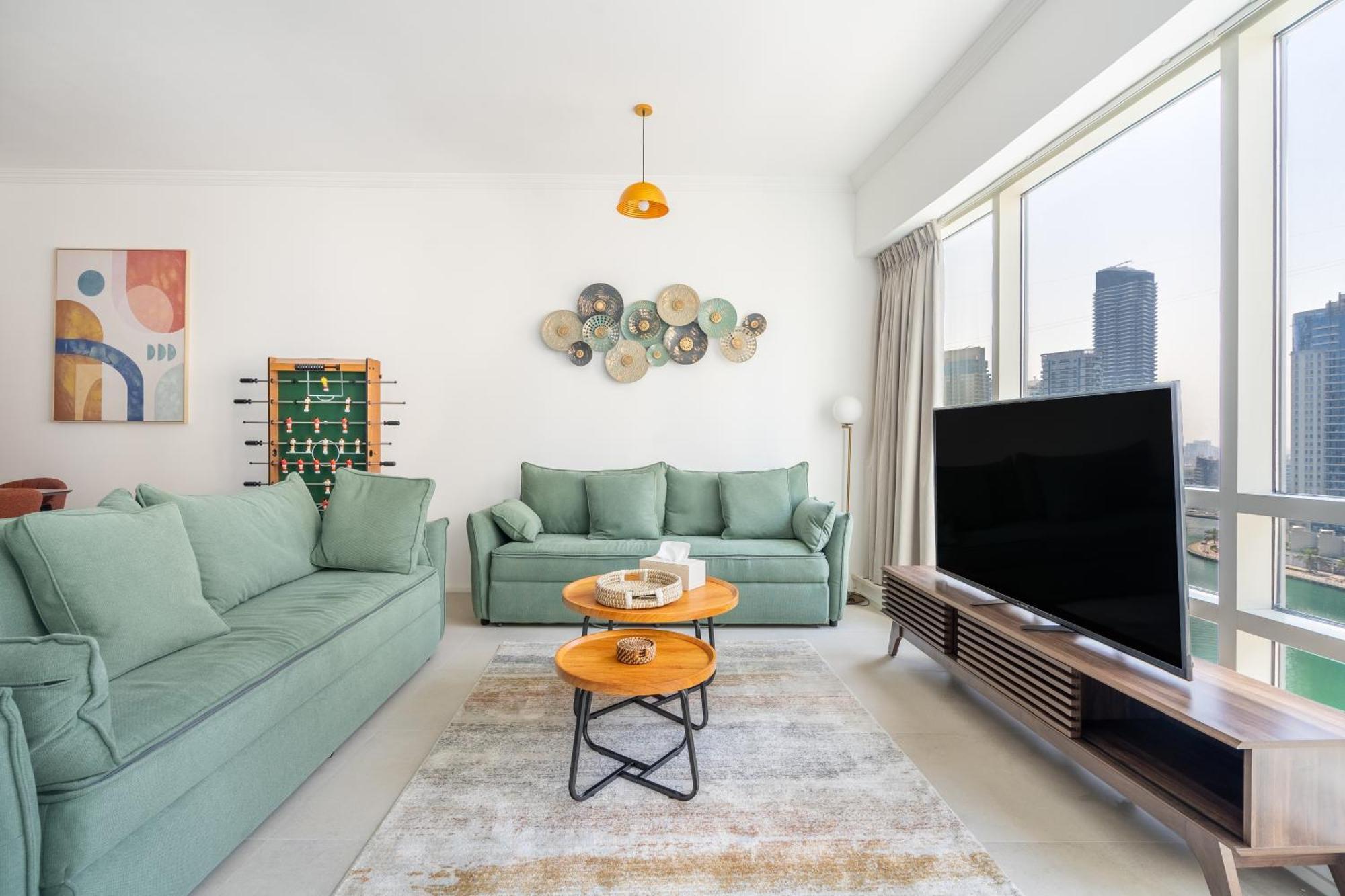 Appartement Spacious & Luxurious 1br - Marina Views - 3mn Walk To Tram, Jbr & (adults Only) Dubaï